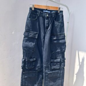 BLUE 12 POCKET CARGO PANTS