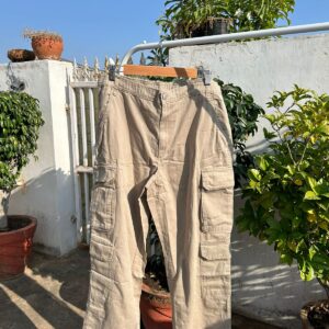 8 pocket beige cargo