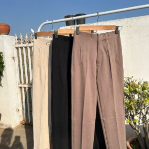 HIGH WAIST NARROW TROUSERS