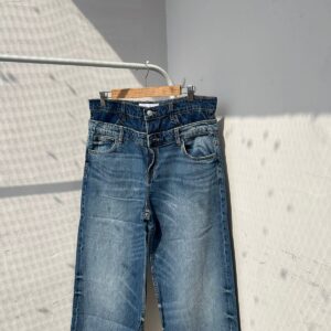 DOUBLE WAIST DENIM