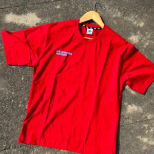 UNISEX RED OVERSIZED TSHIRT