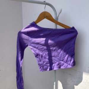 PURPLE ONE SHOULDER