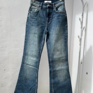 90s high-rise bootcut jeans