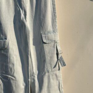 ICE BLUE CARGO PANTS