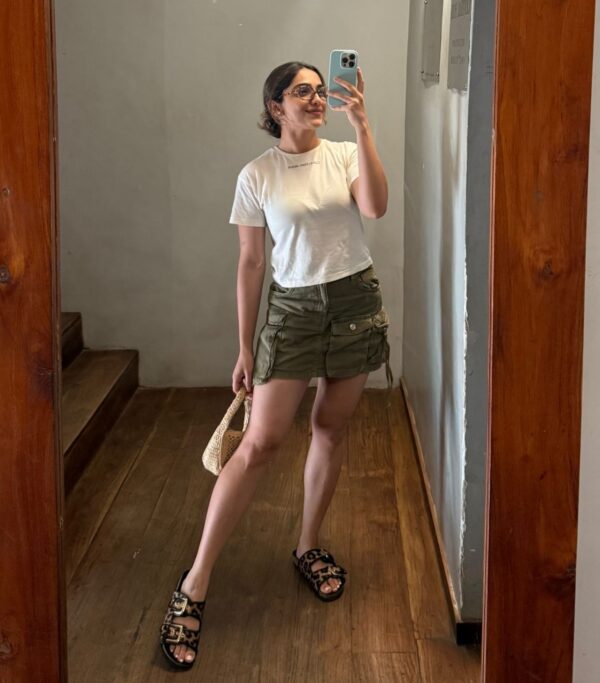 90s VINTAGE CARGO SKIRT - Image 9