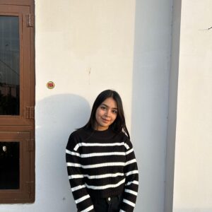 BLACK Boxy-style rib-knit jumper
