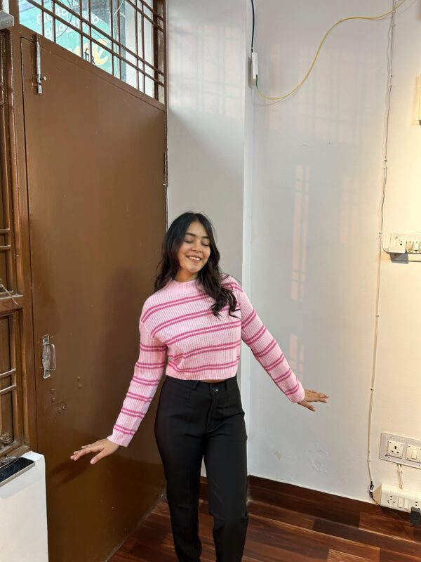 PINK Boxy-style rib-knit jumper - Image 2