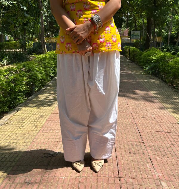 FARSHI SALWAR ( OFF WHITE) - Image 2