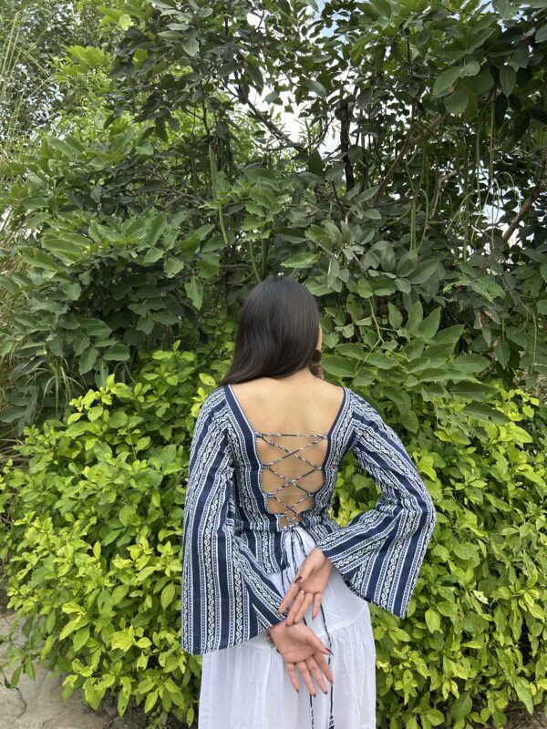 Kaleshi aurat (indigo)top - Image 2