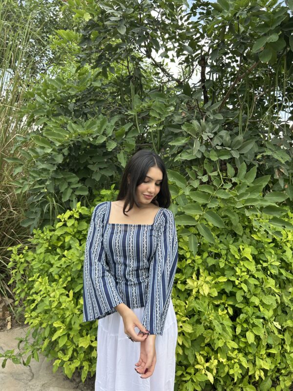 Kaleshi aurat (indigo)top - Image 3