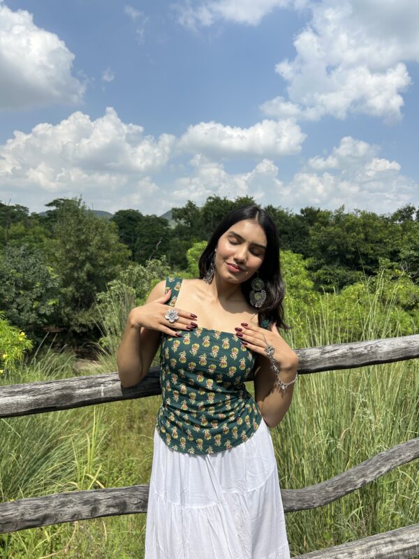 Teekhi mirchi top (Green) - Image 3