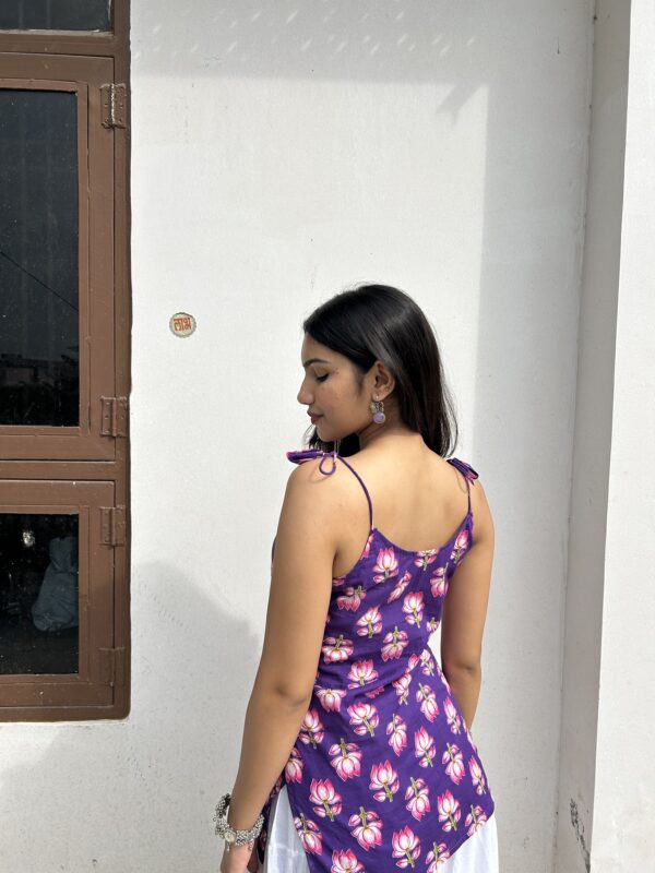 Rim Jim desi top in purple - Image 3