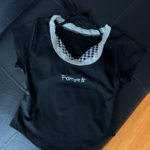 Forever built in bra top (black)